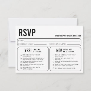 Tarjeta de gabinete RSVP de respuesta de Boda dive