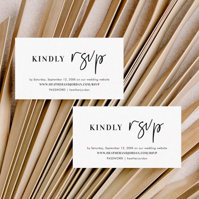 Tarjeta de gabinete RSVP de respuesta de Boda mode (Subido por el creador)