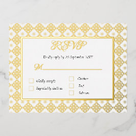 Tarjeta de gabinete RSVP engañada con opción de me