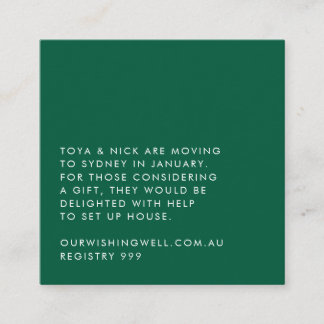 Tarjeta de gabinete sencilla y moderna