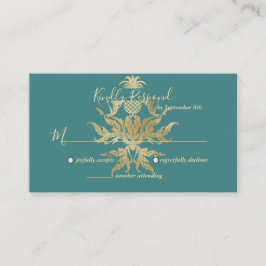 Tarjeta de gabinete Verde azulada de patrón de pav