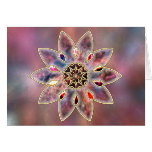 Tarjeta de galaxias de mármol