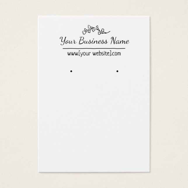 Tarjeta de ganancia de Personalizado de estilo dib (Frente)