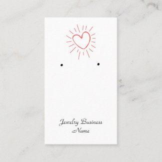 Tarjeta de ganancia para joyería y ventas.