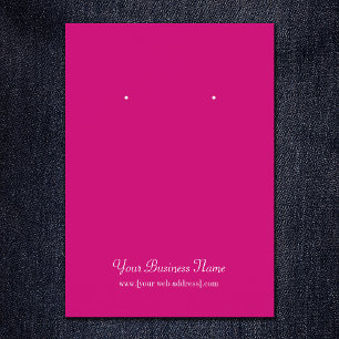 Tarjeta de ganancia Personalizado simple y rosa ca