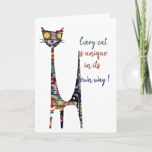 Tarjeta de gato (Anverso)