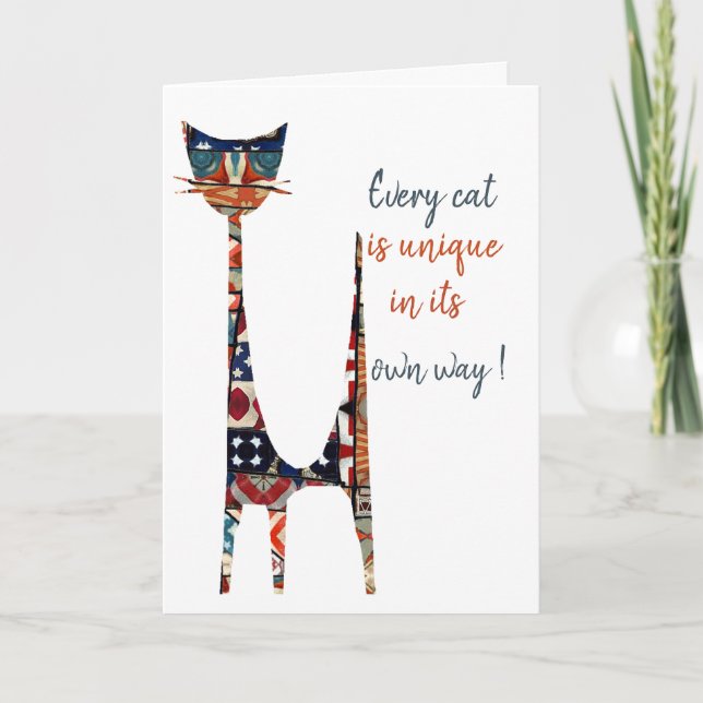 Tarjeta de gato (Anverso)