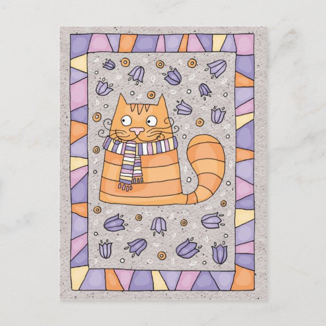 tarjeta de gato (Anverso)