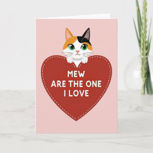Tarjeta de gato 'Eres el que amo'