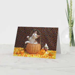 Tarjeta de gato/gatito de Annie's Sweet Halloween