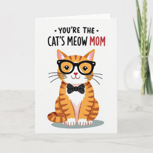Tarjeta de Gatos Mejor Mamá del Mundo