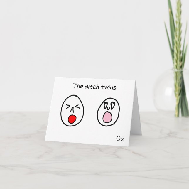 Tarjeta de gemelos Ditch (Anverso)