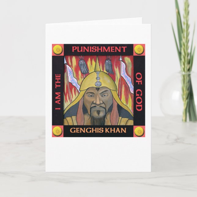 Tarjeta de Genghis Khan (Anverso)