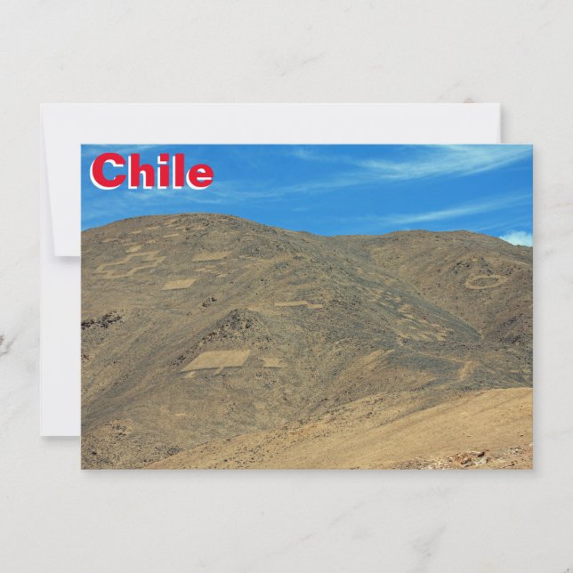 Tarjeta de geografía de Atacama (Anverso)