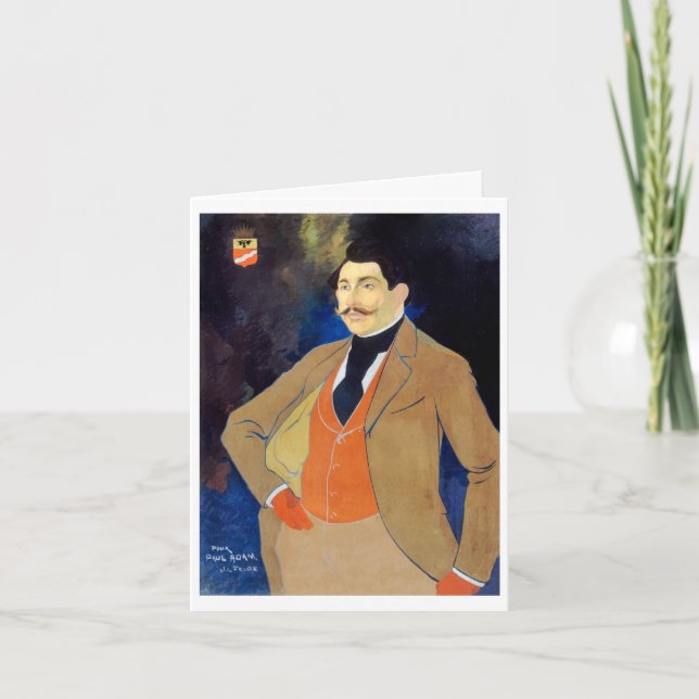 Tarjeta de Georges de Feure Art Nouveau (Anverso)