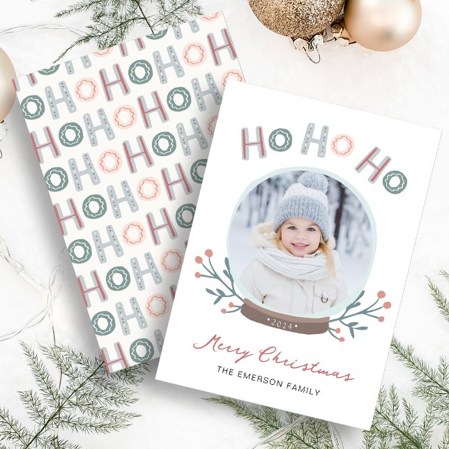 Tarjeta de Globe de Nieve para navidades (Christmas Snow Globe Card
)