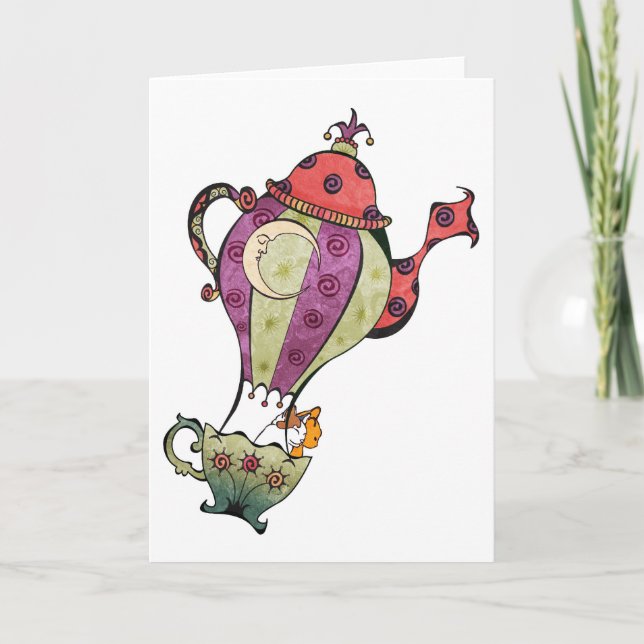 Tarjeta de globo Teapot (Anverso)