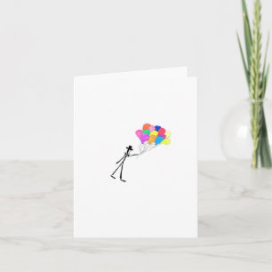 Tarjeta de Globos Felices