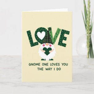 Tarjeta de Gnome Uno Te Ama