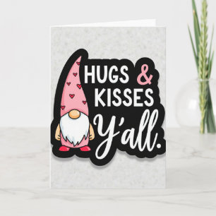 Tarjeta de Gnomos Abrazos Besos a Todos
