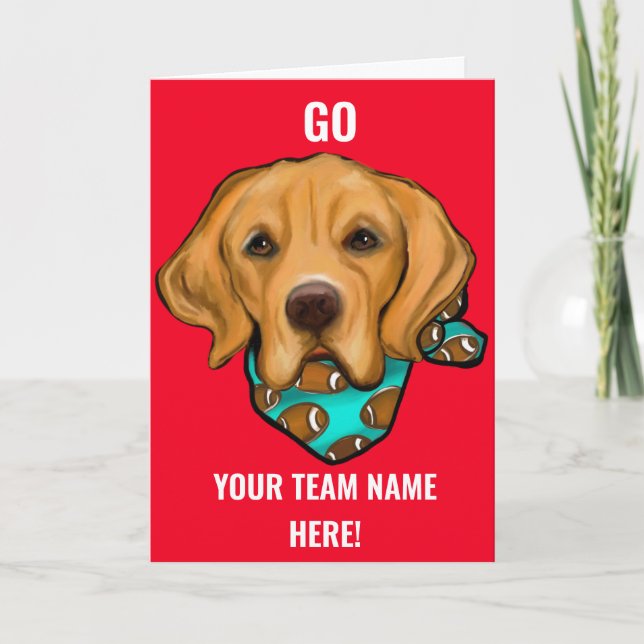 Tarjeta de Golden Retriever (Anverso)