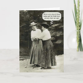 Tarjeta de golf de nuestra época