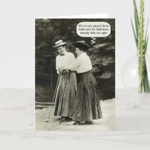 Tarjeta de golf de nuestra época