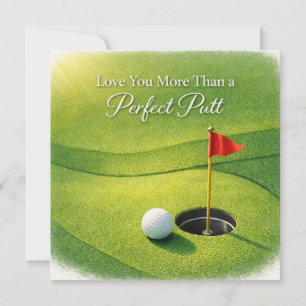 Tarjeta de golf del Día de la Madre para mamá