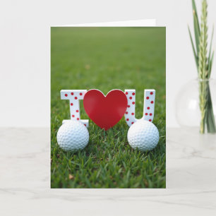 Tarjeta de Golf Sentimental