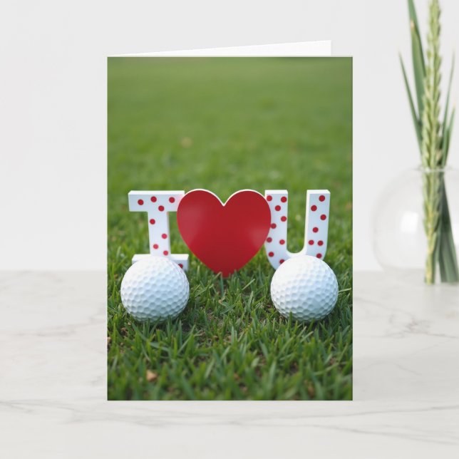 Tarjeta de Golf Sentimental (Anverso)