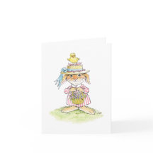 Tarjeta de Gorra de Pascua