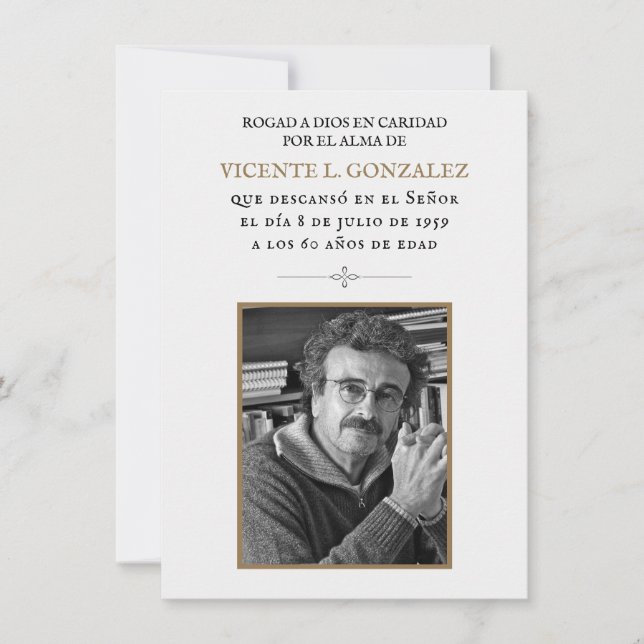 Tarjeta de grabación (Anverso)
