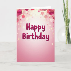 Tarjeta de Gradiente Rosa Alegre