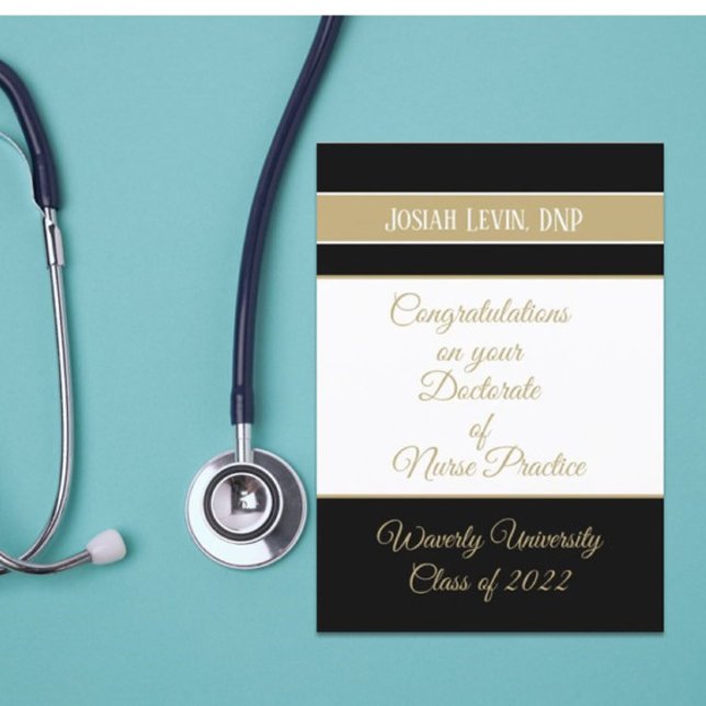 Tarjeta de grado de Doctorado en Enfermería (Subido por el creador)