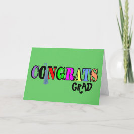 Tarjeta de Grado de felicitaciones