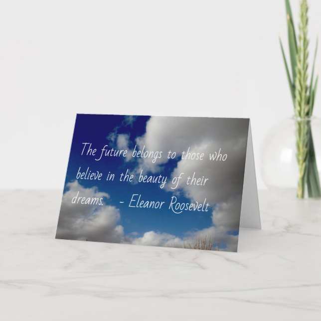 Tarjeta de graduación (Anverso)