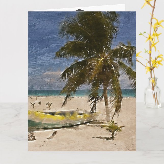 Tarjeta de graduación (flor amarilla)