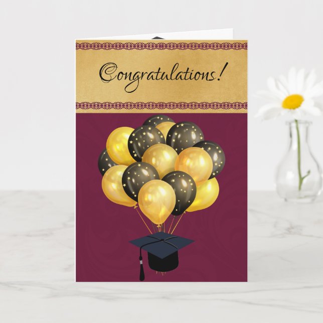 Tarjeta de graduación (Planta pequeña)