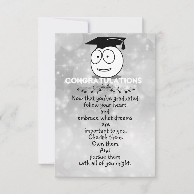 Tarjeta de graduación (Anverso)