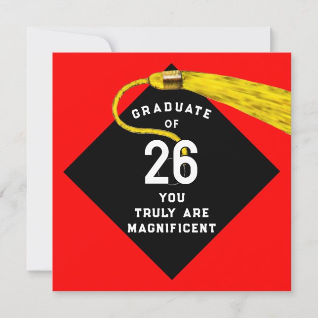 Tarjeta de graduación 2026 (Anverso)