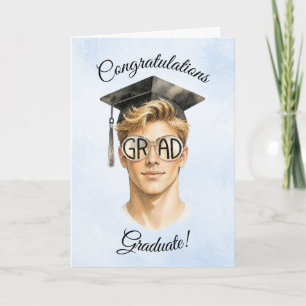 Tarjeta de Graduación 2026 para Él