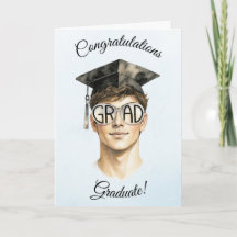 Tarjeta de Graduación 2026 para Él