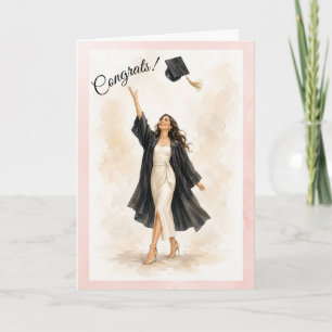 Tarjeta de Graduación 2026 para Ella
