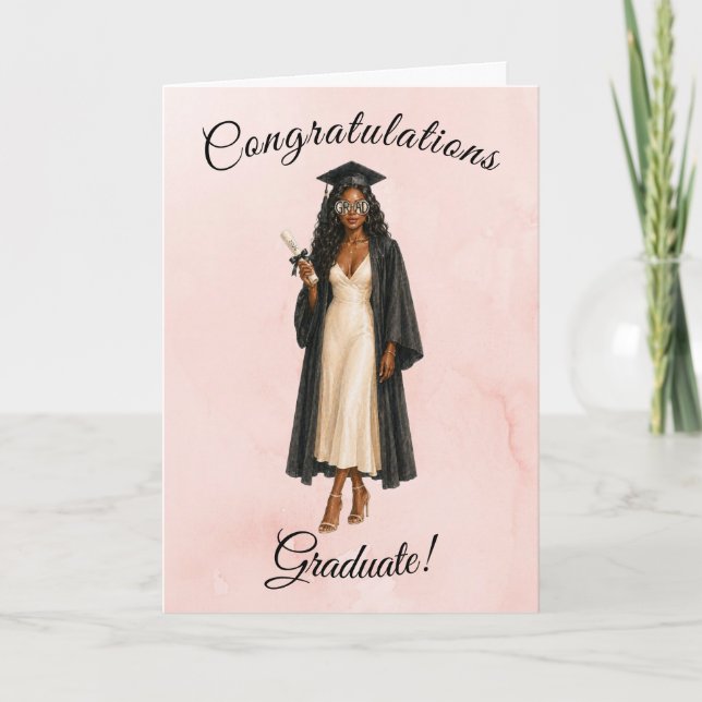 Tarjeta de Graduación 2026 para Ella (Anverso)