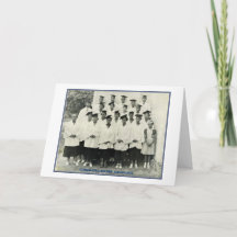 Tarjeta de graduación afroamericana vintage