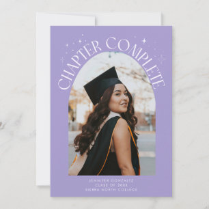 Tarjeta de Graduación con Foto en Marco de Arco Li