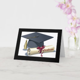 Tarjeta de graduación cristiana