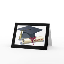 Tarjeta de graduación cristiana