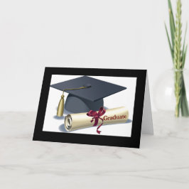 Tarjeta de graduación cristiana