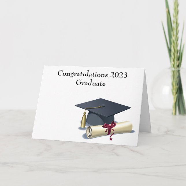 Tarjeta de graduación cristiana (Anverso)